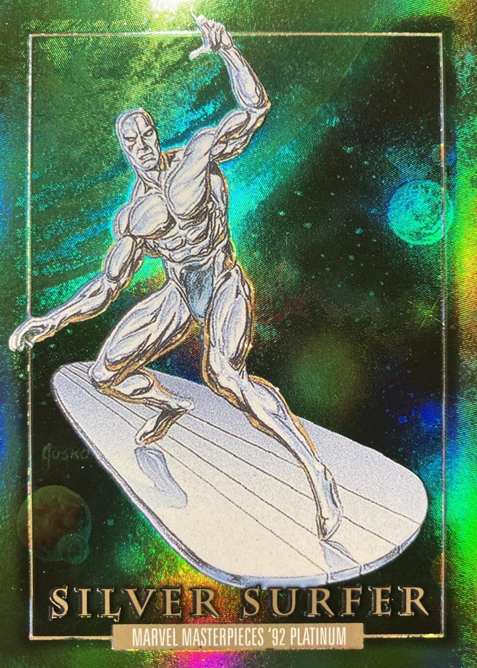 Silver Surfer [Precious Metal Gems Green] #90