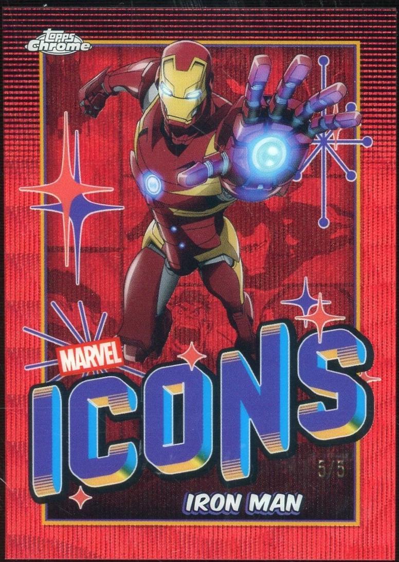Iron Man [Red Wave Refractor] #MI-7
