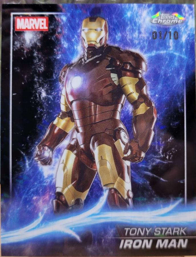 Iron Man [Black Geometric Refractor] #1