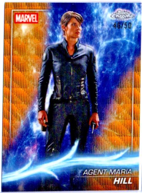 Agent Maria Hill [Gold Wave Refractor] #30
