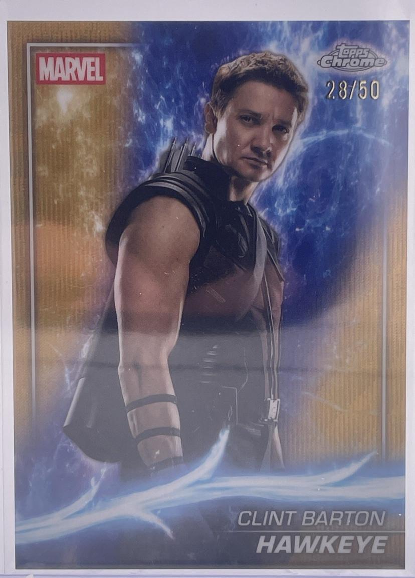 Hawkeye [Gold Wave Refractor] #28