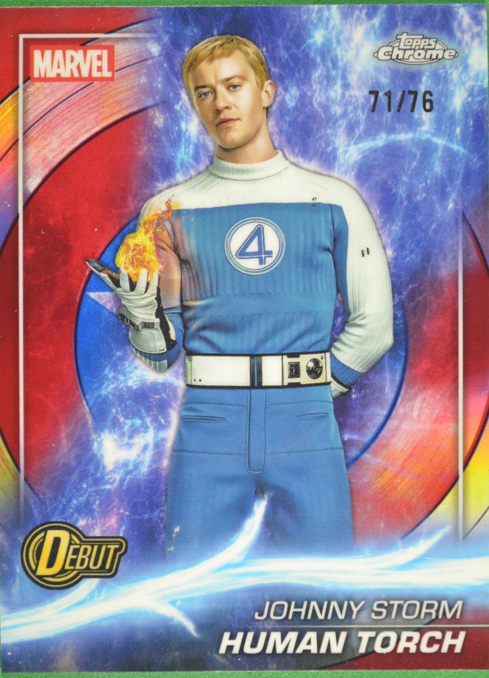 Human Torch [Captain America Refractor] #196