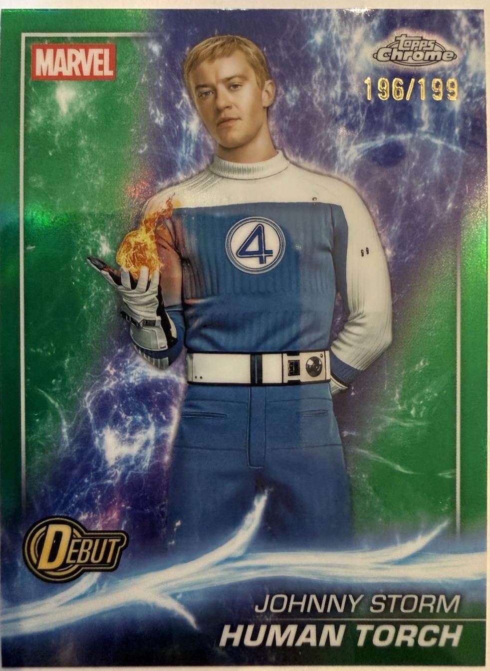 Human Torch [Green Refractor] #196