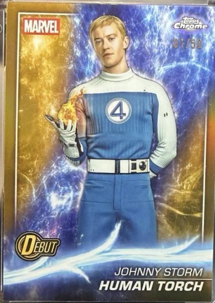 Human Torch [Gold Refractor] #196