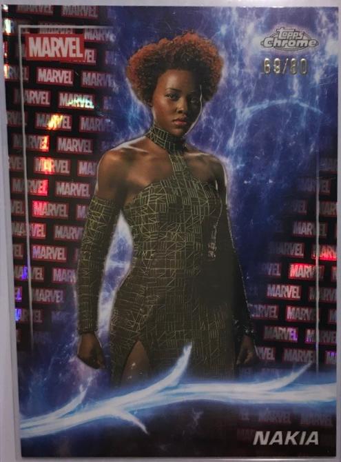 Nakia [Marvel Red Black Lava Refractor] #81