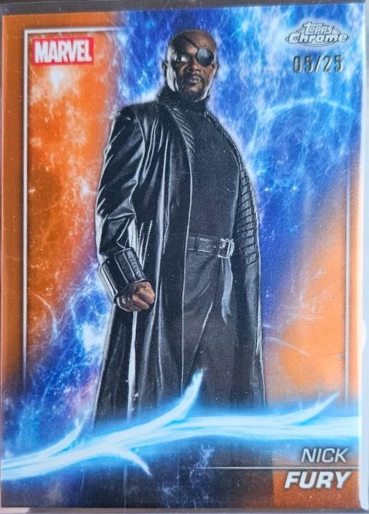 Nick Fury [Orange Refractor] #9