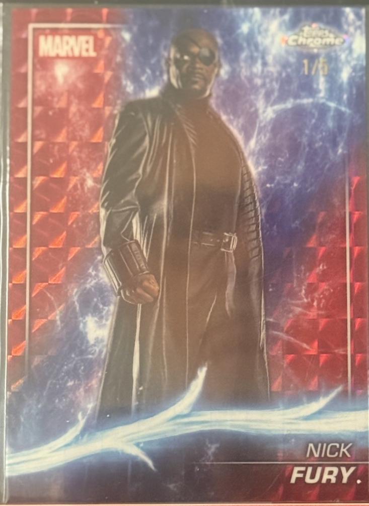 Nick Fury [Red Geometric Refractor] #9