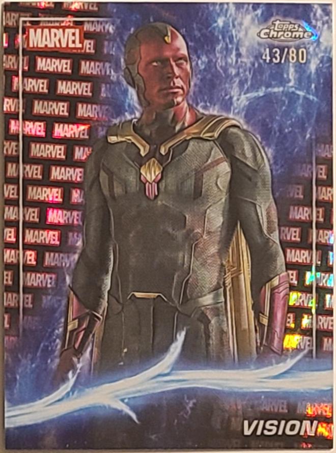 Vision [Marvel Red Black Lava Refractor] #55