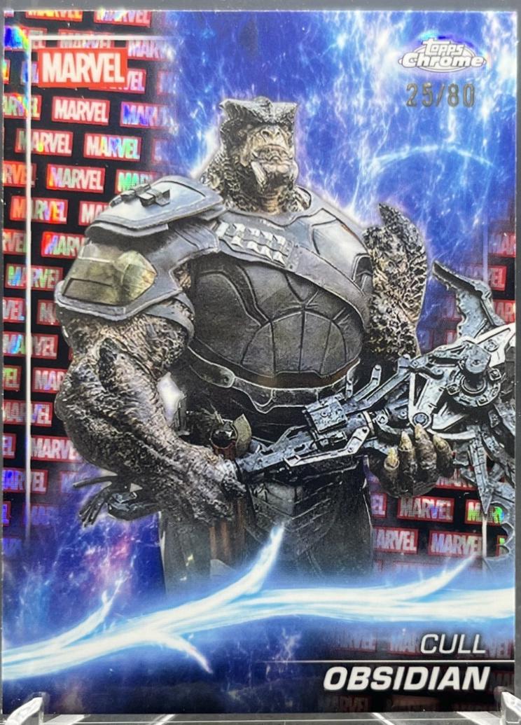 Cull Obsidian [Marvel Red Black Lava Refractor] #87