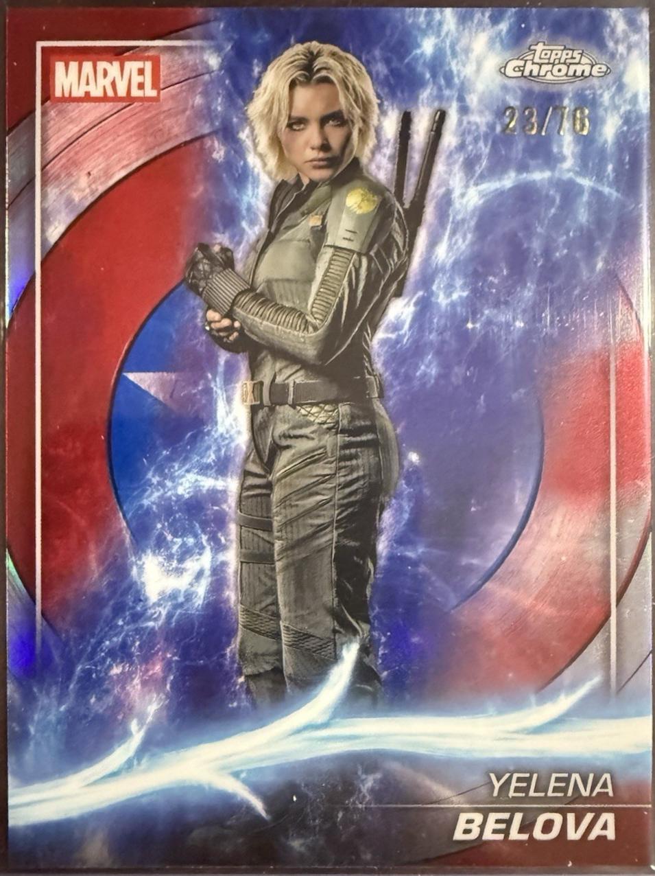 Yelena Belova [Captain America Refractor] #182