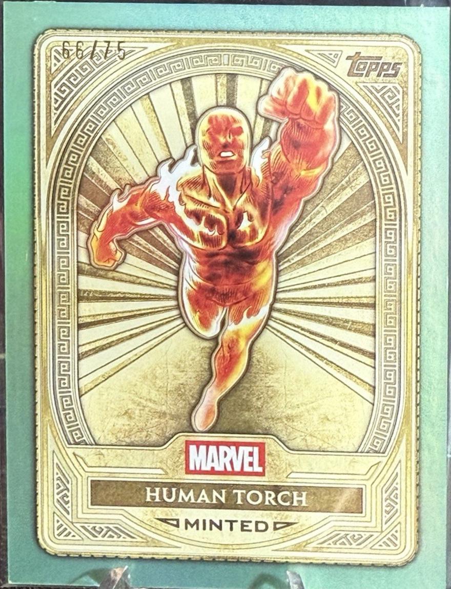 Human Torch [Green Mint Foil] #98