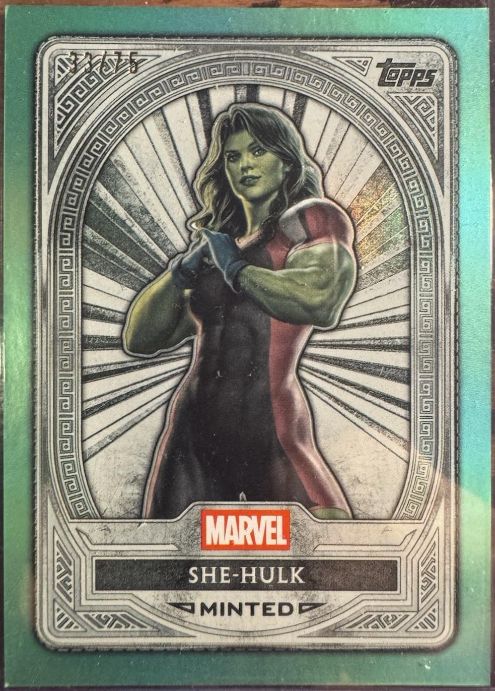 She-Hulk [Green Mint Foil Silver] #72
