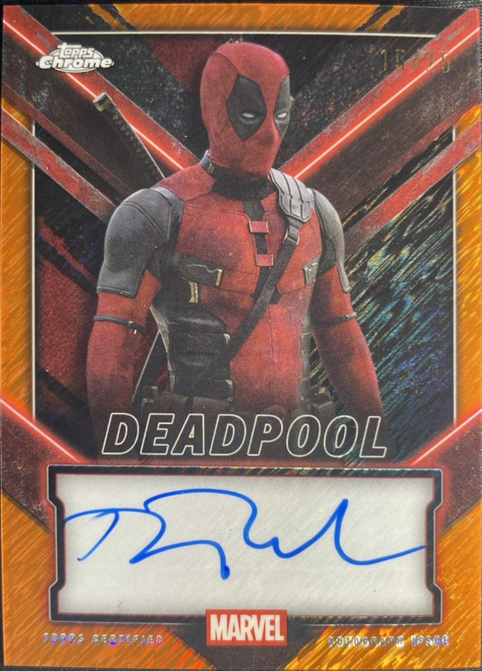 Ryan Reynolds (Deadpool) [Orange Shimmer] #TC-RR