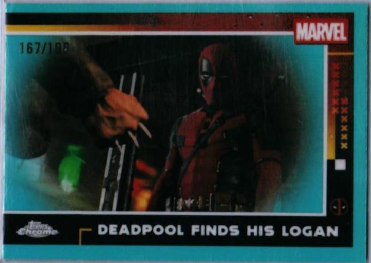 Deadpool Finds His Logan [Aqua Refractor] #62