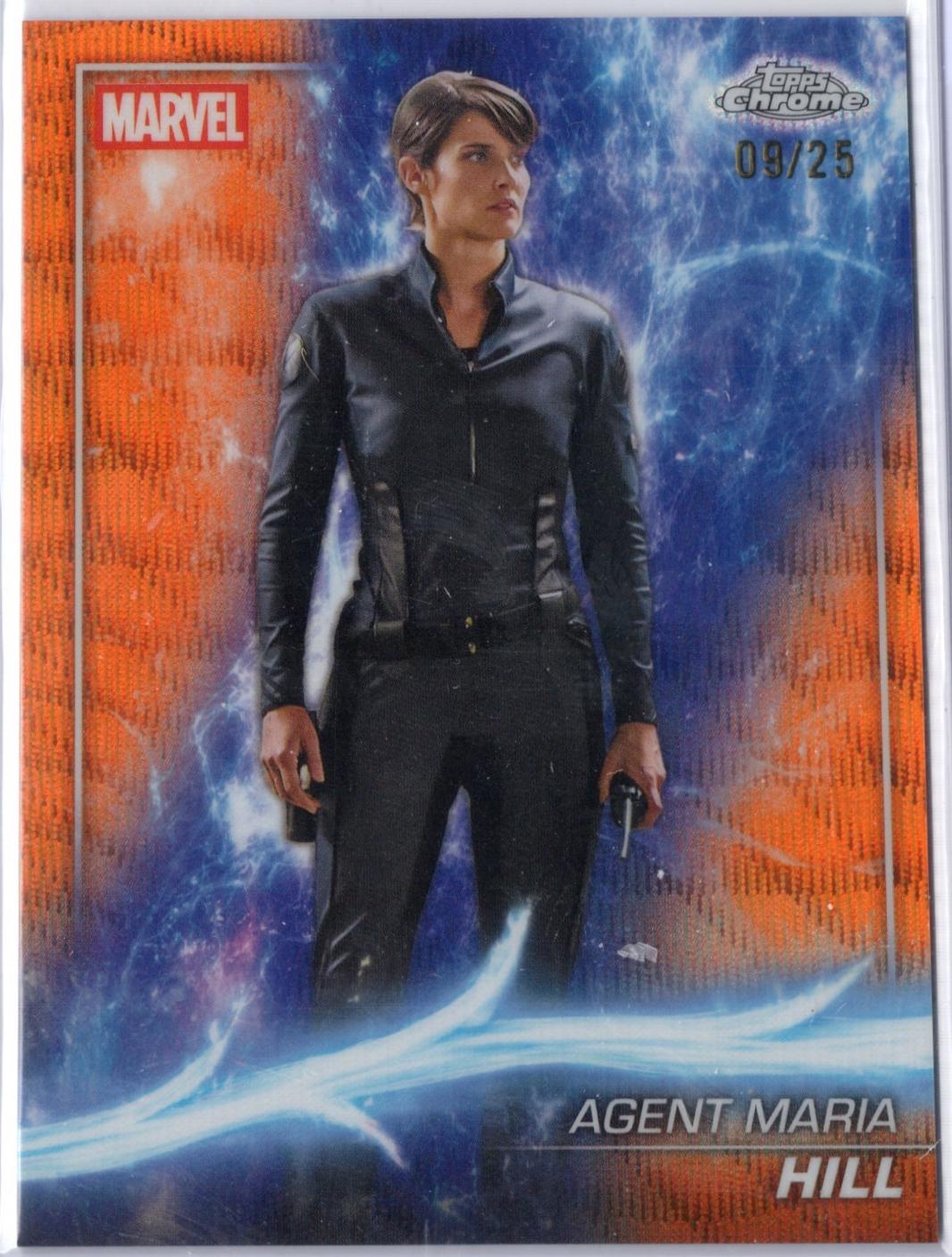 Agent Maria Hill [Orange Wave Refractor] #30