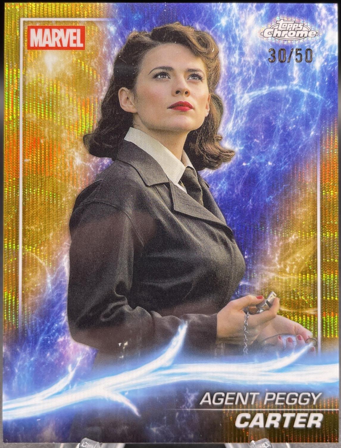 Agent Peggy Carter [Gold Wave Refractor] #24
