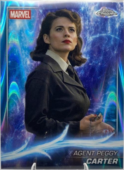 Agent Peggy Carter [Sky Blue RayWave Refractor] #24