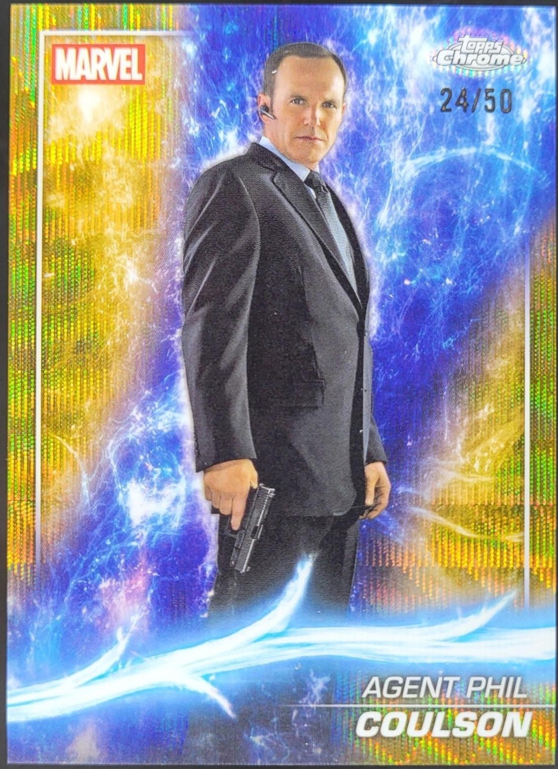 Agent Phil Coulson [Gold Wave Refractor] #29