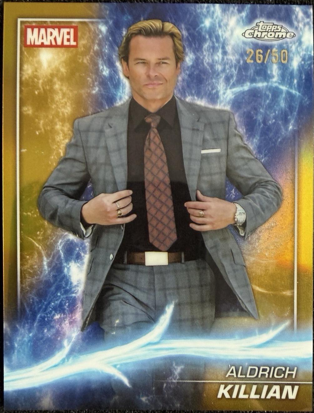 Aldrich Killian [Gold Refractor] #33