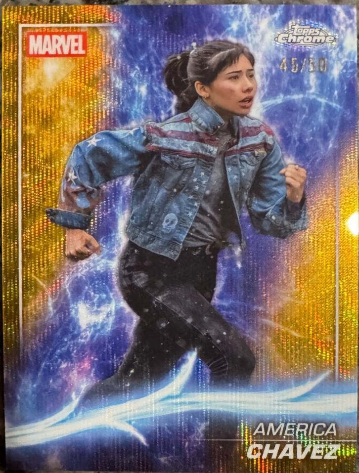 America Chavez [Gold Wave Refractor] #131