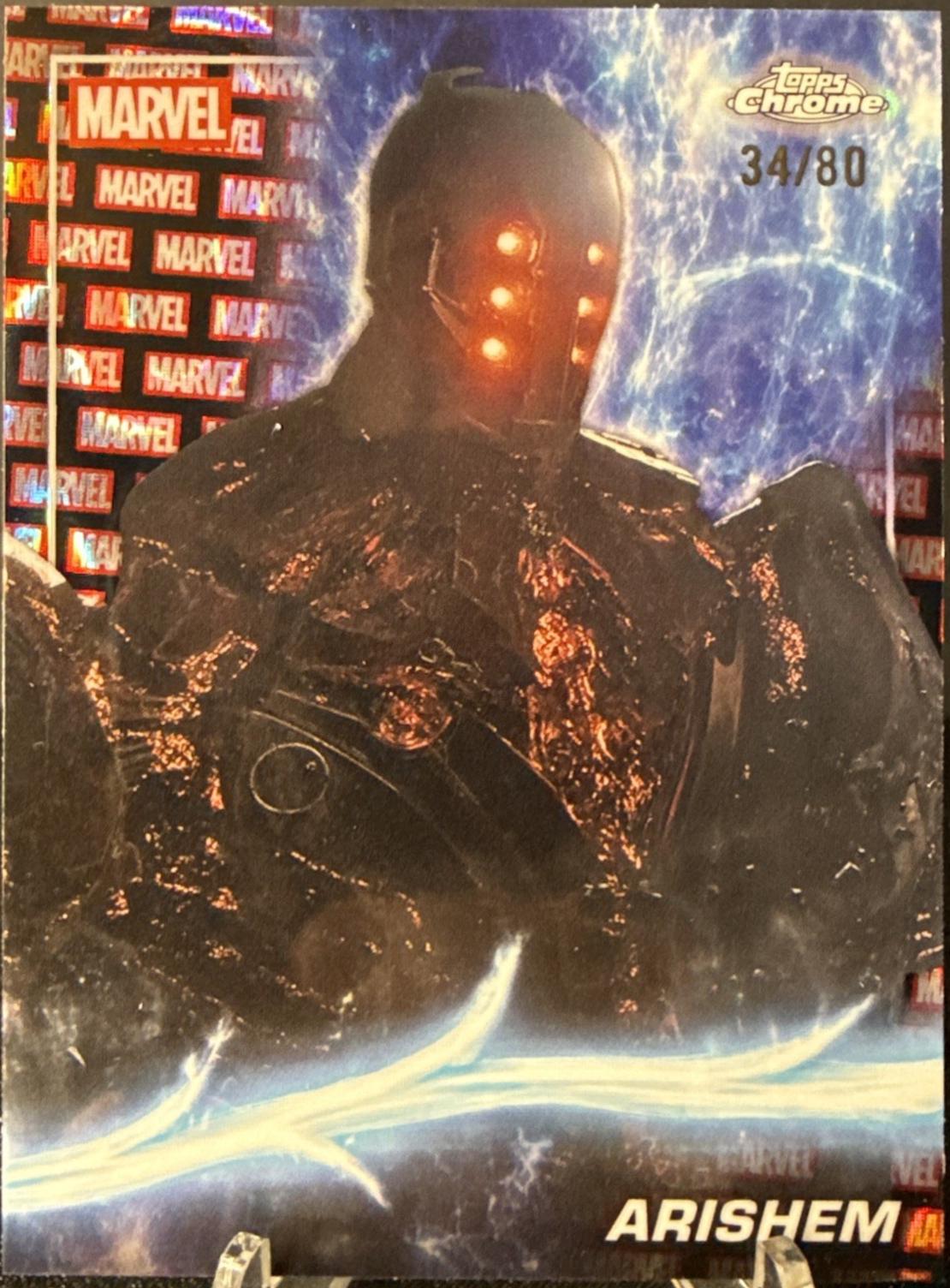 Arishem [Marvel Red Black Lava Refractor] #127