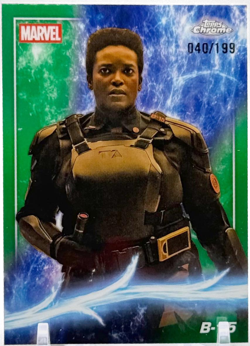 B-15 [Green Refractor] #107