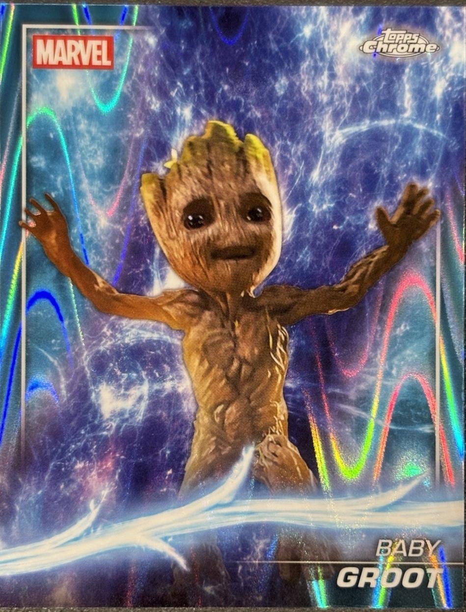 Baby Groot [Sky Blue RayWave Refractor] #73