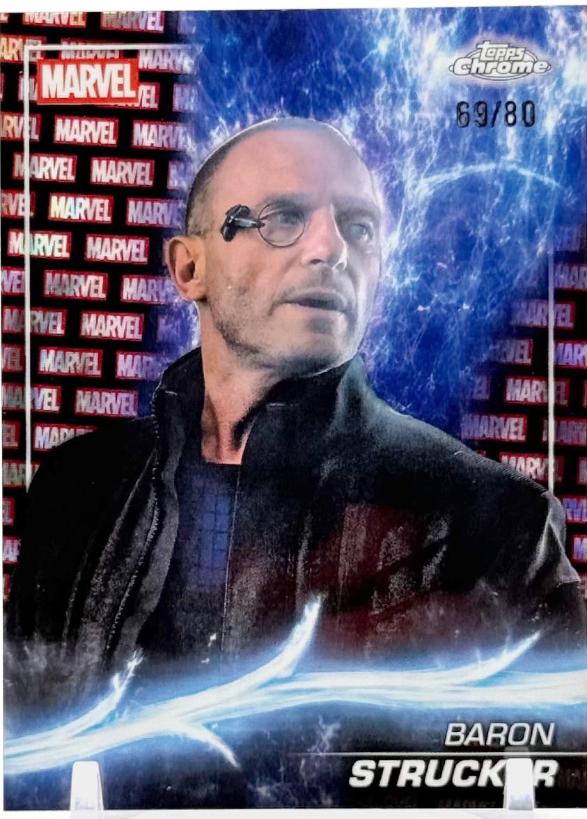Baron Strucker [Marvel Red Black Lava Refractor] #56