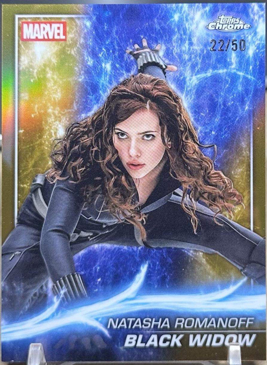 Black Widow [Gold Refractor] #7