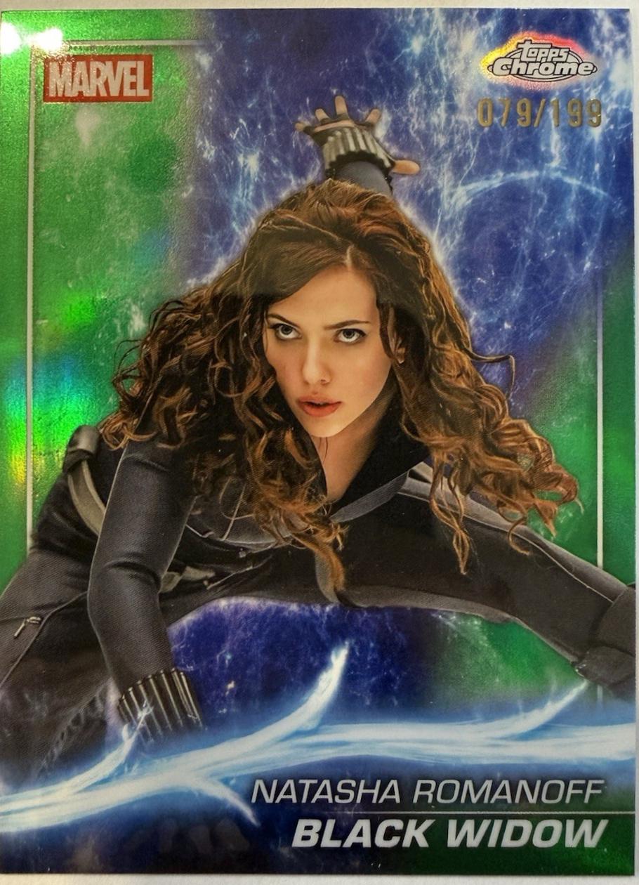 Black Widow [Green Refractor] #7