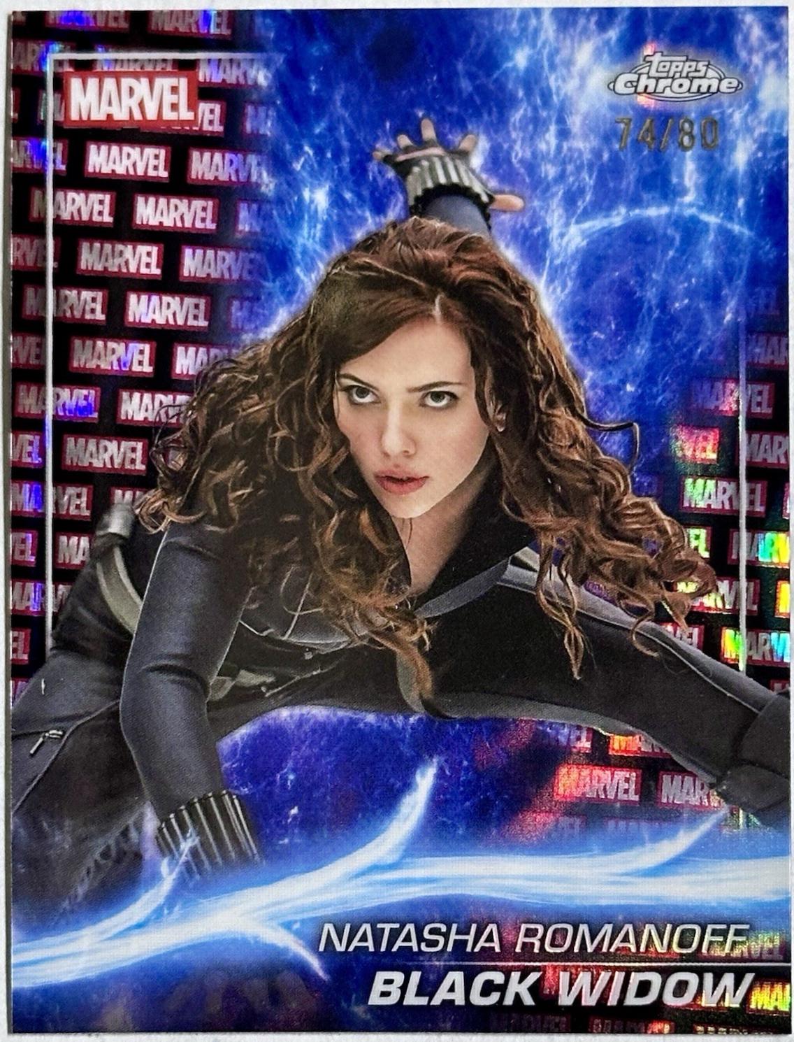Black Widow [Marvel Red Black Lava Refractor] #7