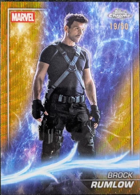 Brock Rumlow [Gold Wave Refractor] #40