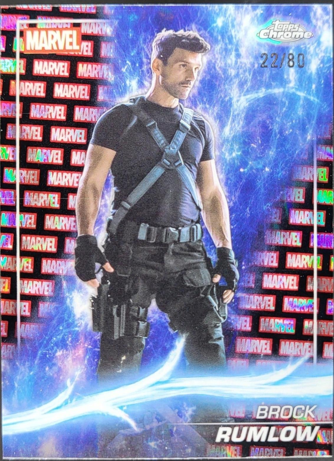 Brock Rumlow [Marvel Red Black Lava Refractor] #40