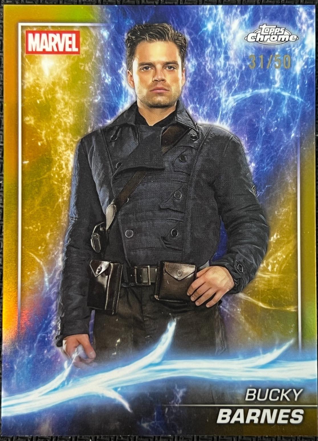 Bucky Barnes [Gold Refractor] #26