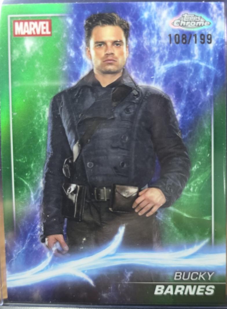 Bucky Barnes [Green Refractor] #26