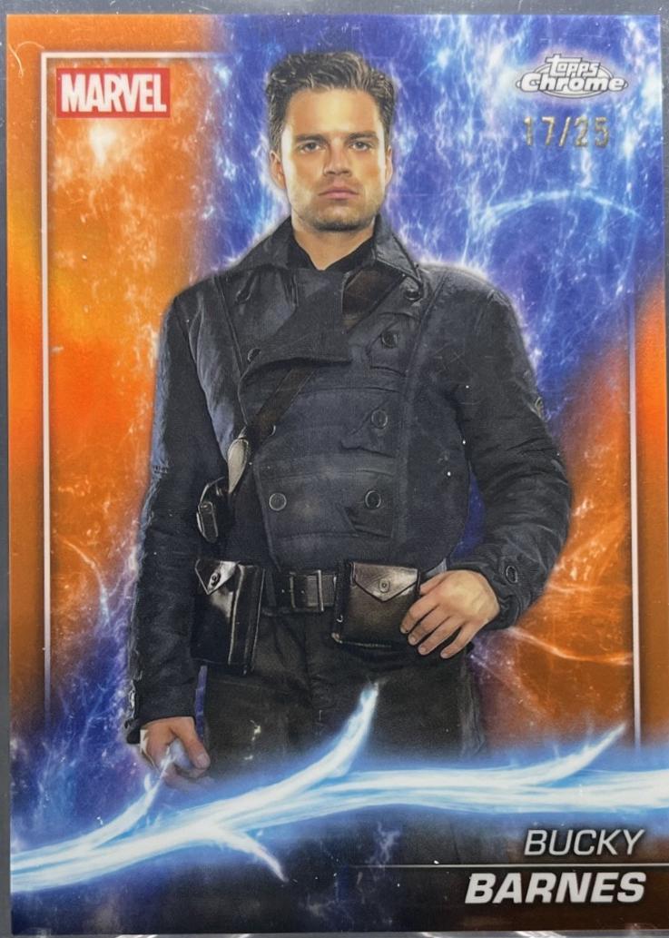 Bucky Barnes [Orange Refractor] #26