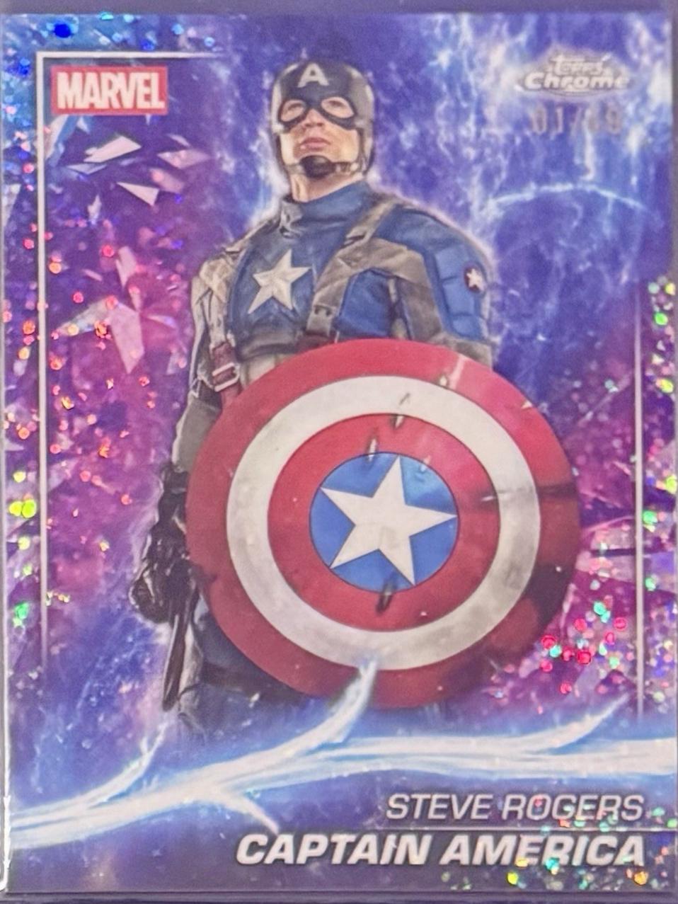 Captain America [Ms Marvel Speckle Refractor] #20