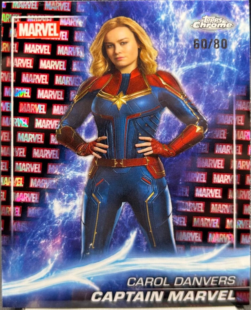 Captain Marvel [Black Refractor] #96