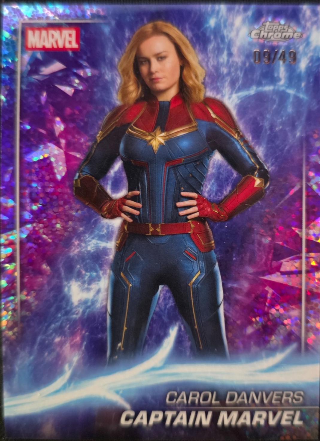Captain Marvel [Ms Marvel Speckle Refractor] #96