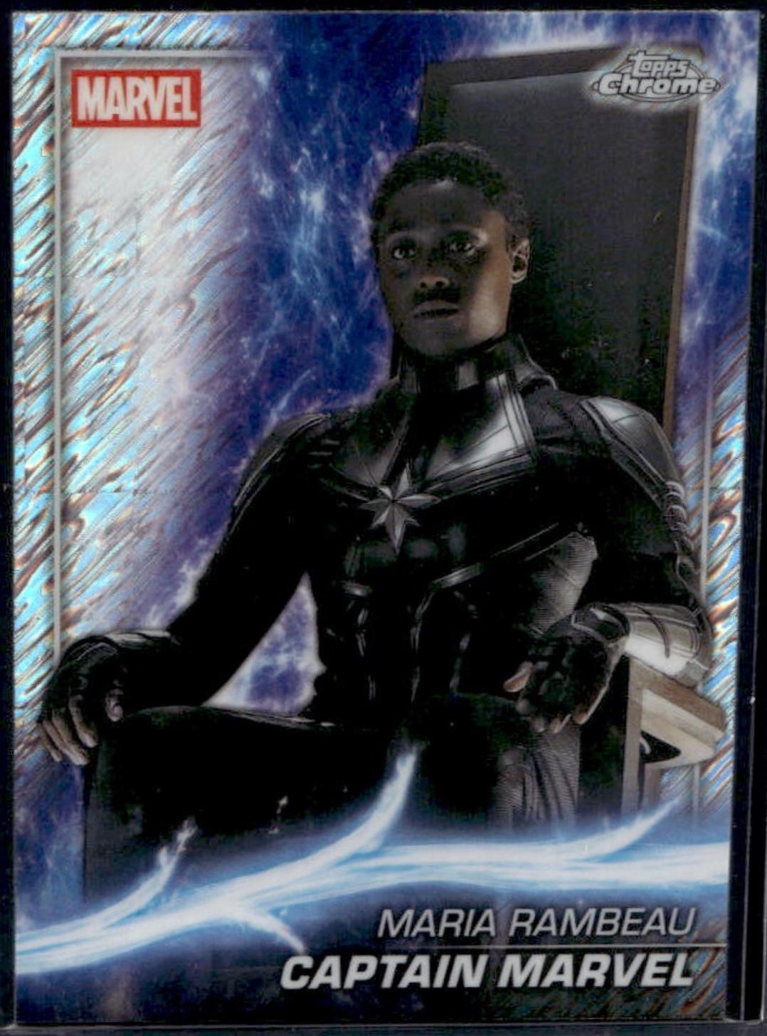 Captain Marvel [Shimmer Refractor] #133