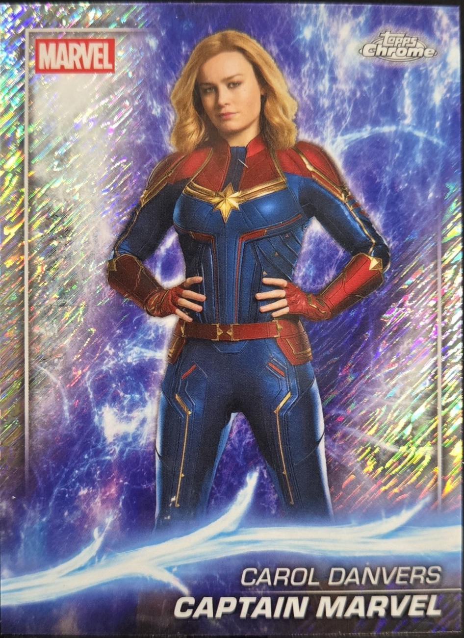 Captain Marvel [Shimmer Refractor] #96