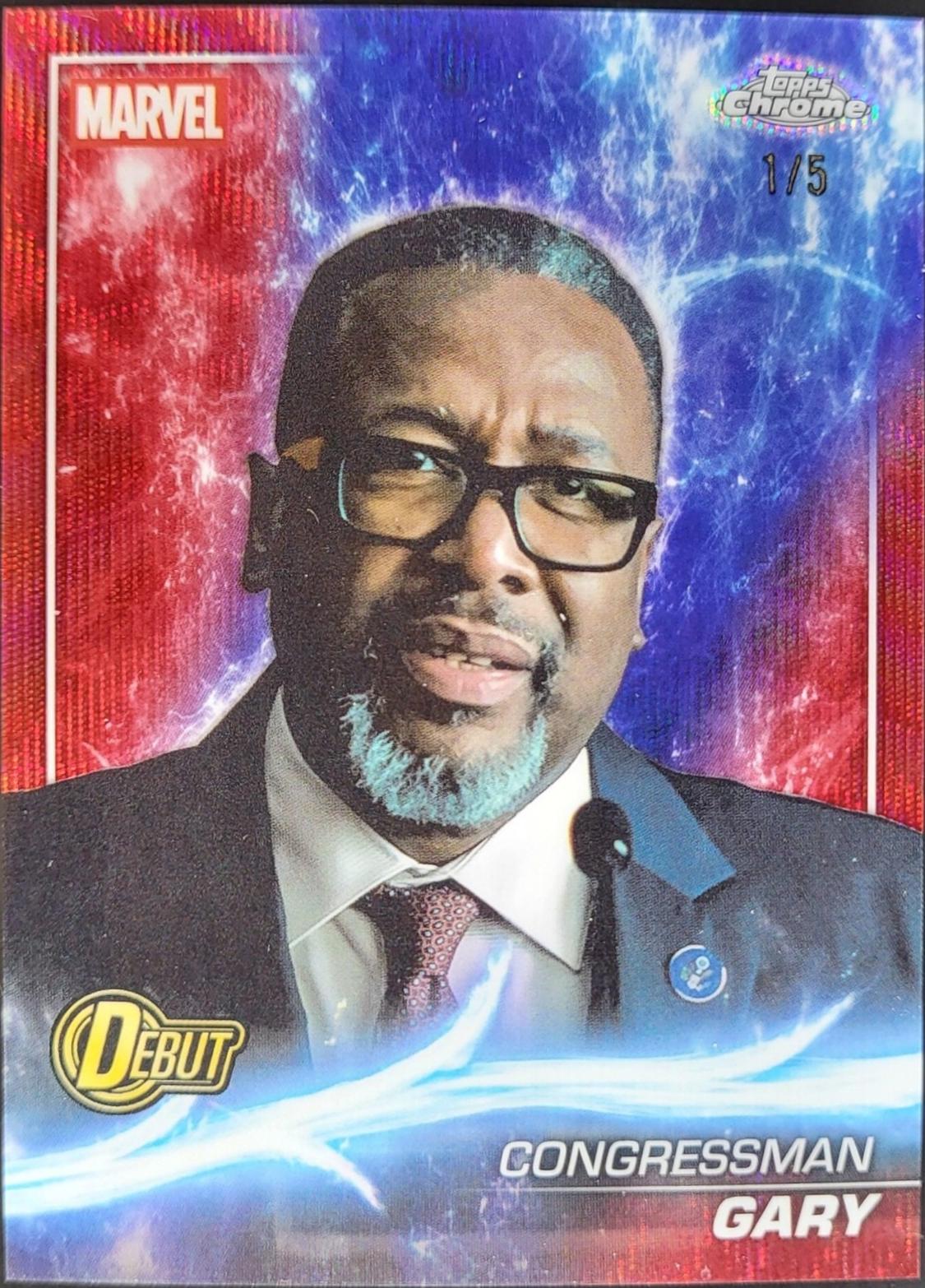 Congressman Gary [Red Wave Refractor] #188
