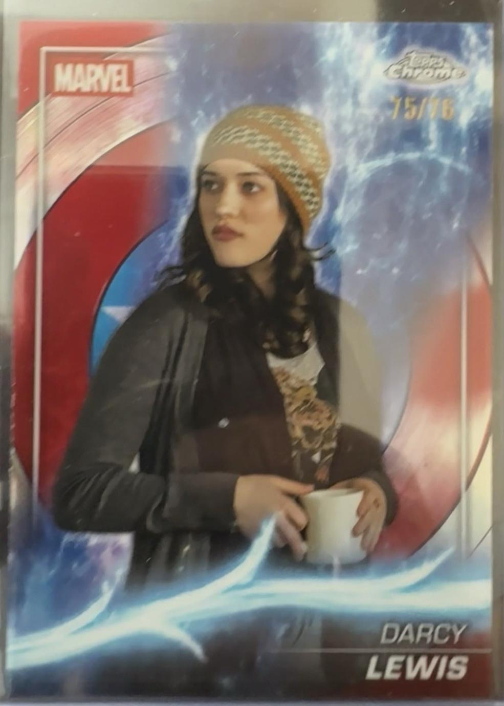Darcy Lewis [Captain America Refractor] #16