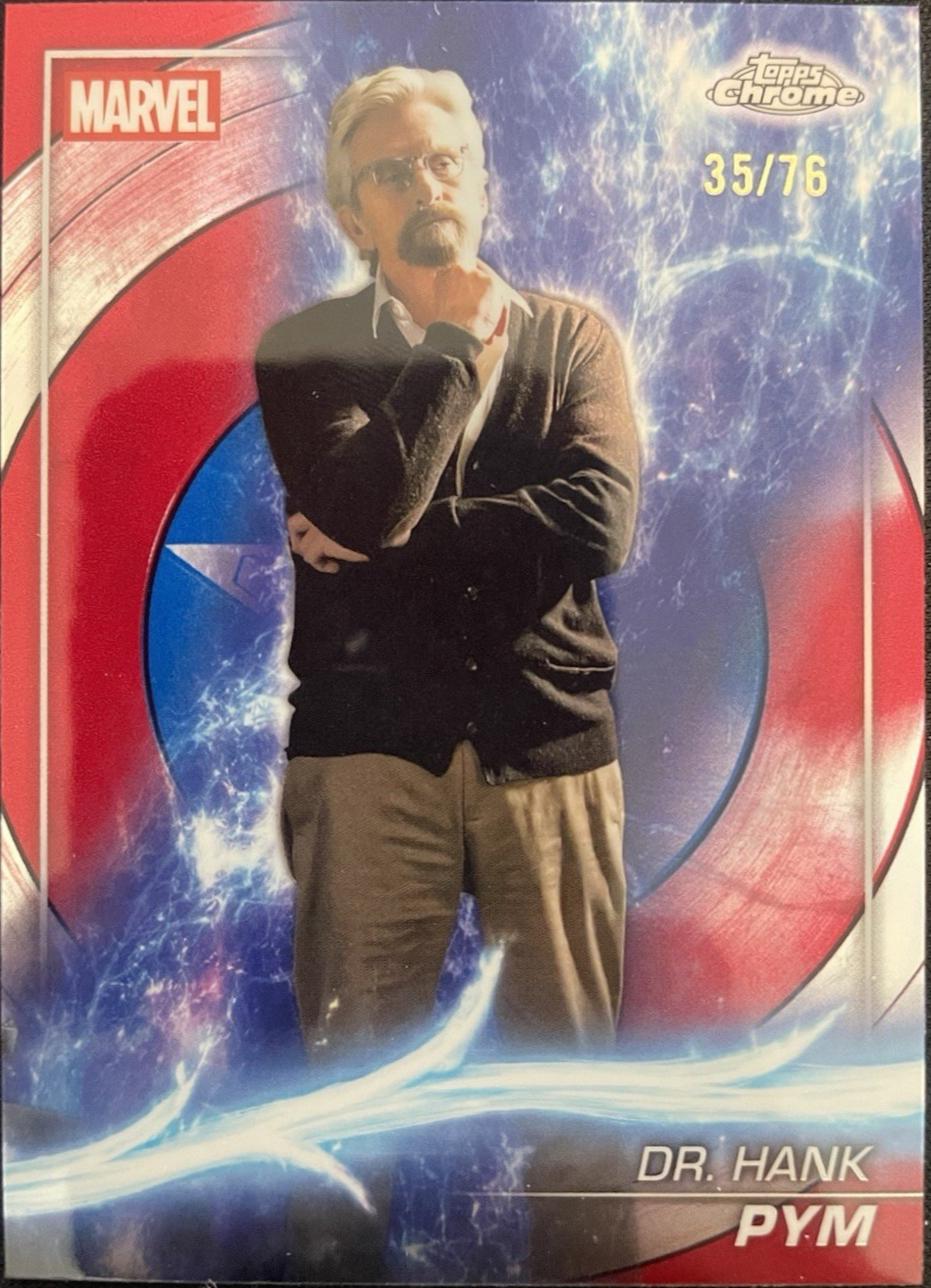 Dr. Hank Pym [Captain America Refractor] #58