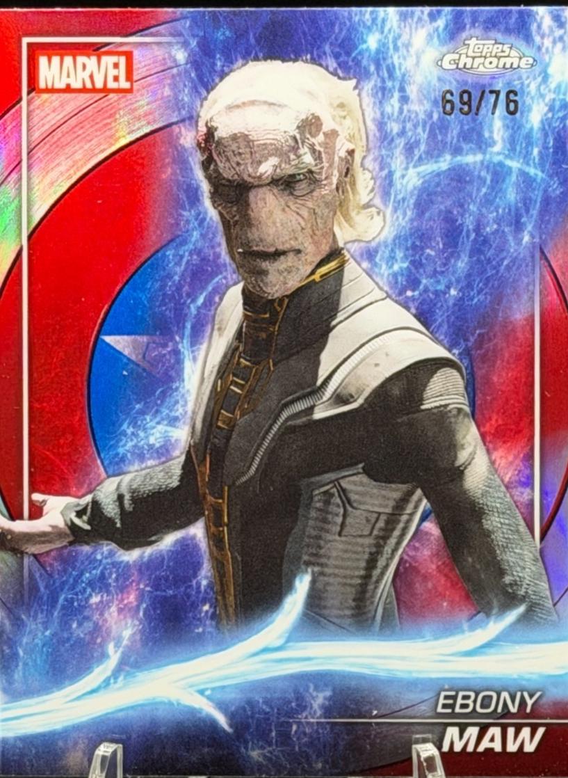 Ebony Maw [Captain America Refractor] #88