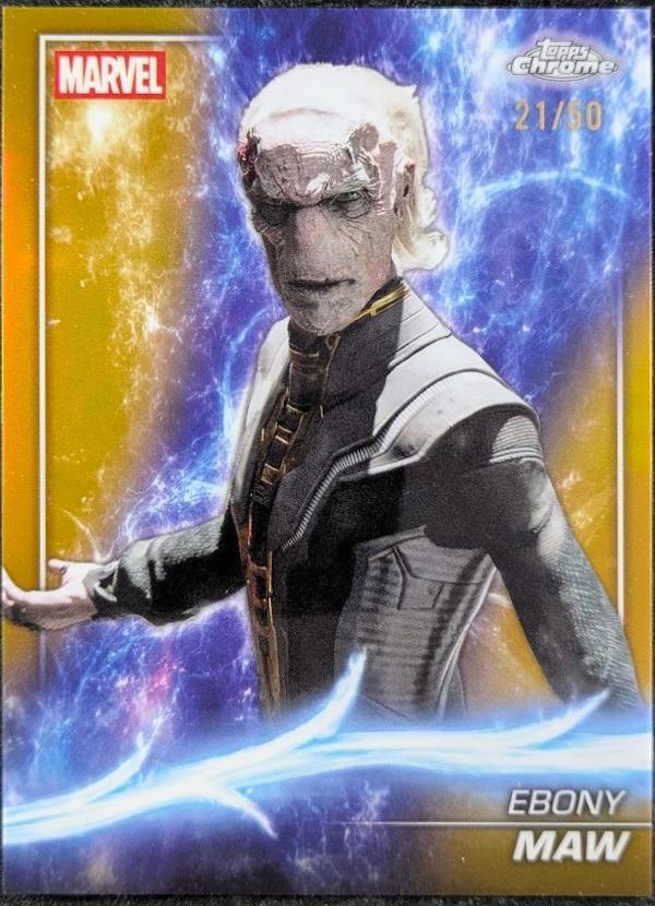 Ebony Maw [Gold Refractor] #88