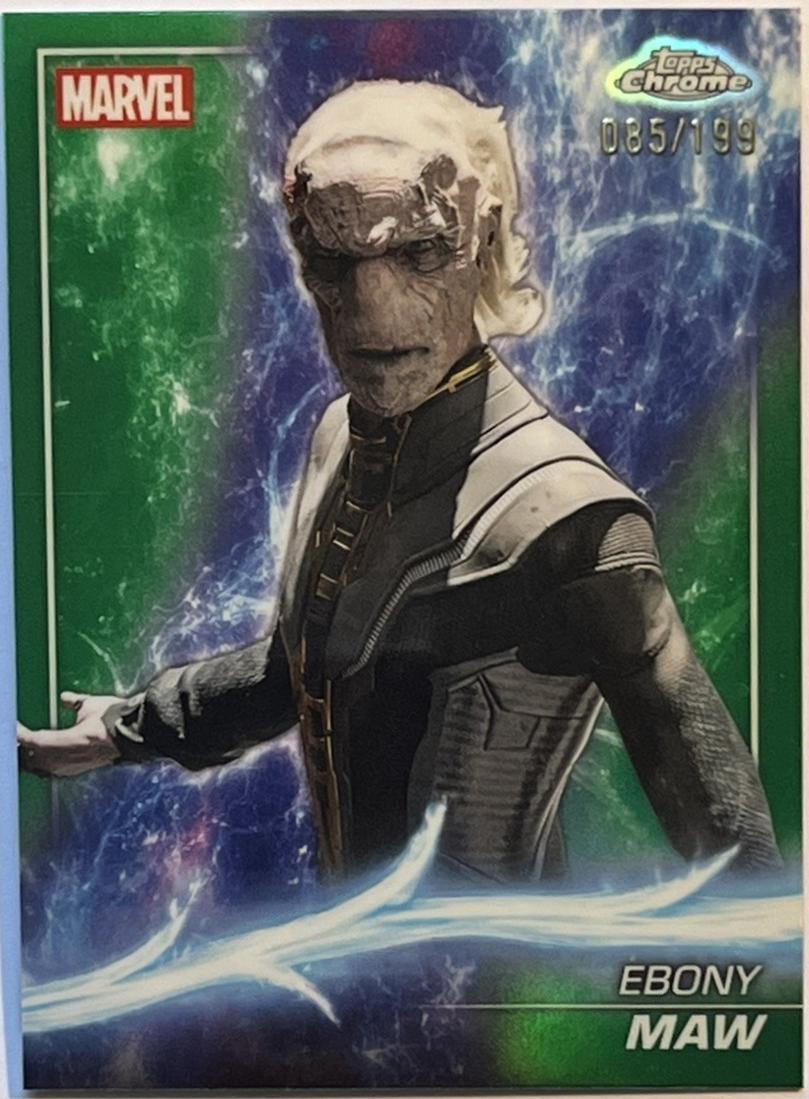 Ebony Maw [Green Refractor] #88