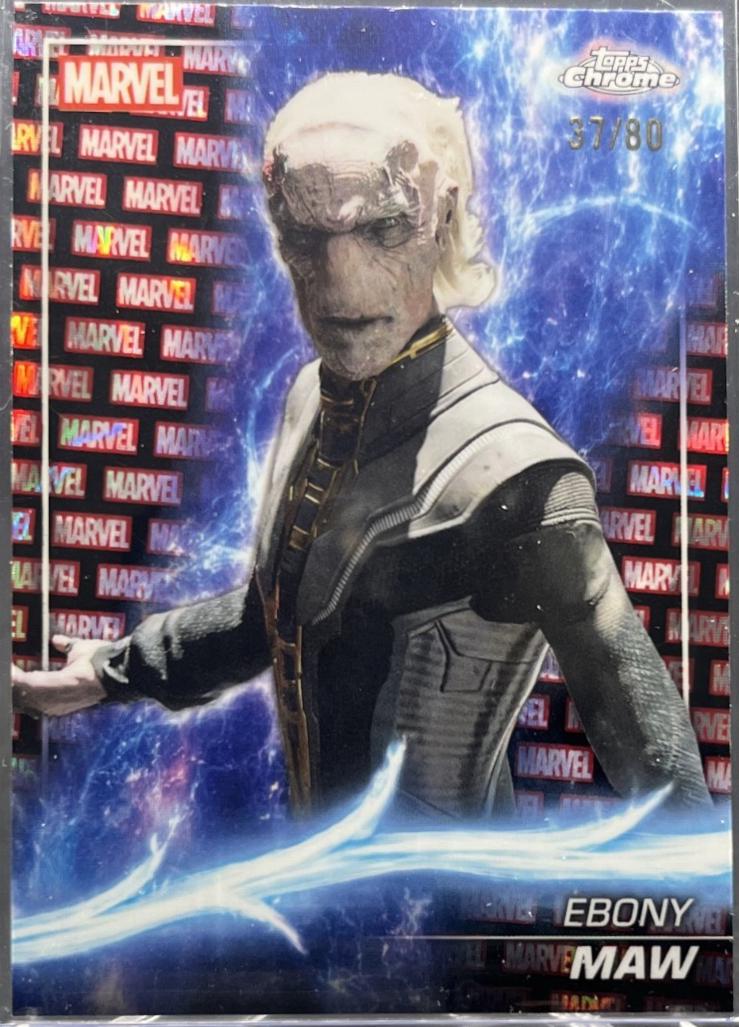 Ebony Maw [Marvel Red Black Lava Refractor] #88