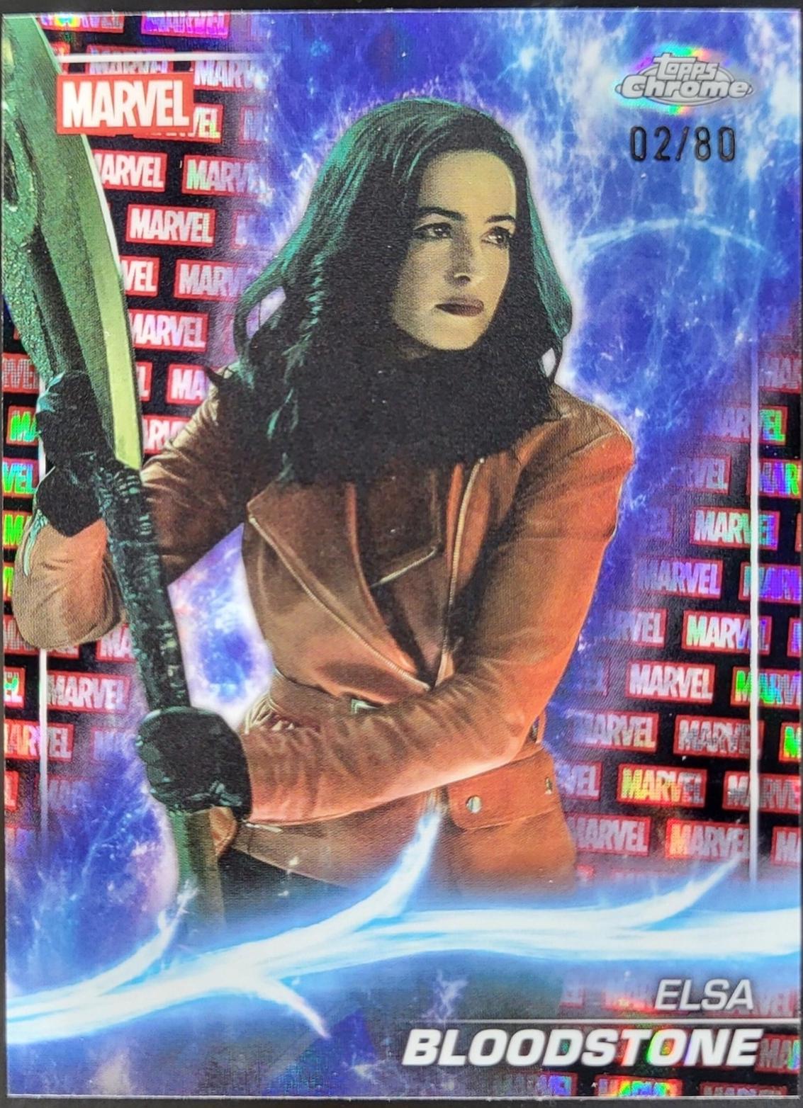 Elsa Bloodstone [Marvel Red Black Lava Refractor] #139