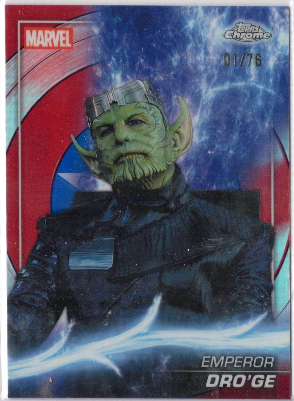 Emperor Dro'ge [Captain America Refractor] #158